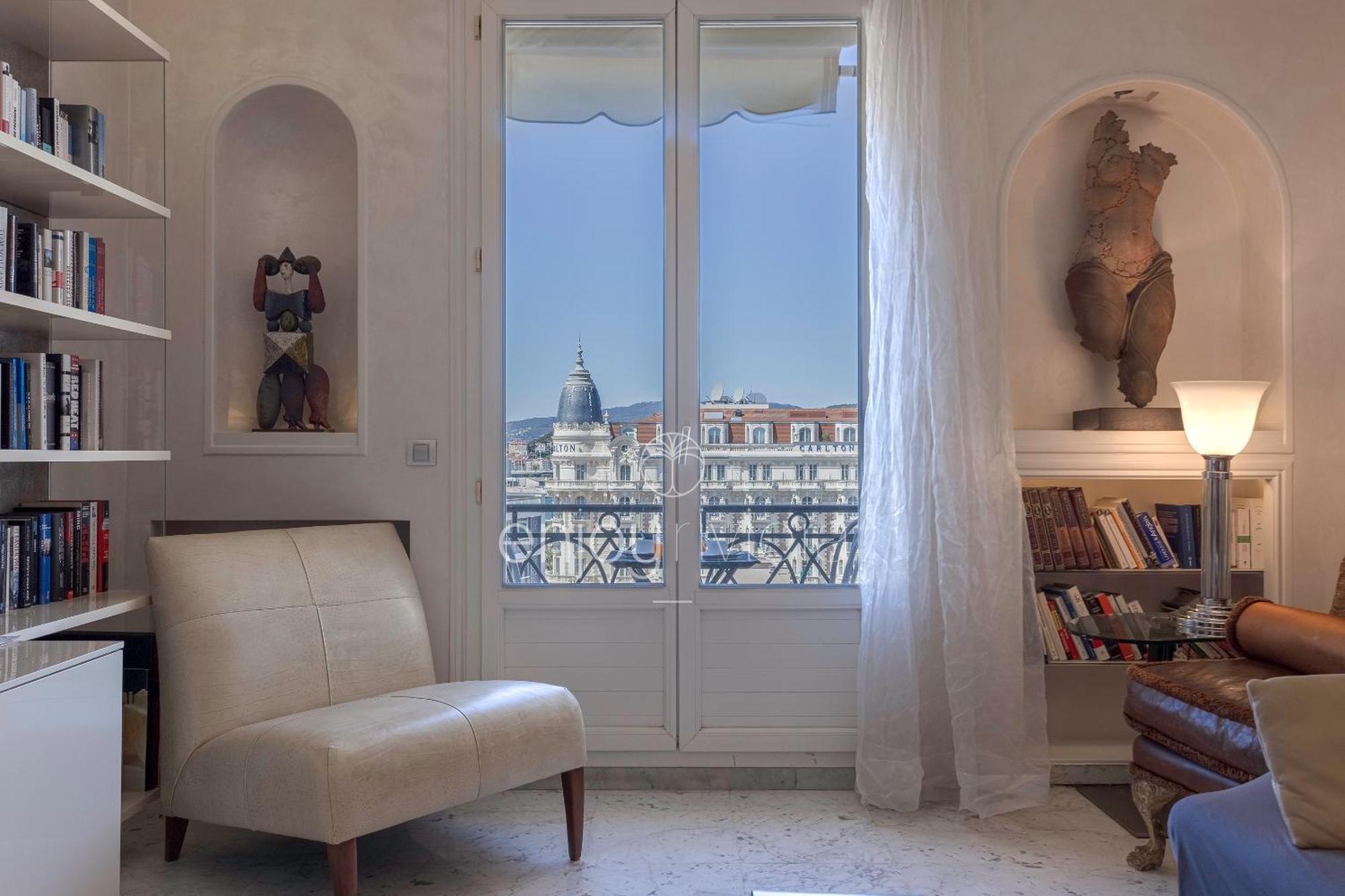 Palais Miramar Suite Art Modern - Derniere Etages Vue Mer - 75M De Confort - En Face Des Plages -Wifi - Clim 戛纳 外观 照片