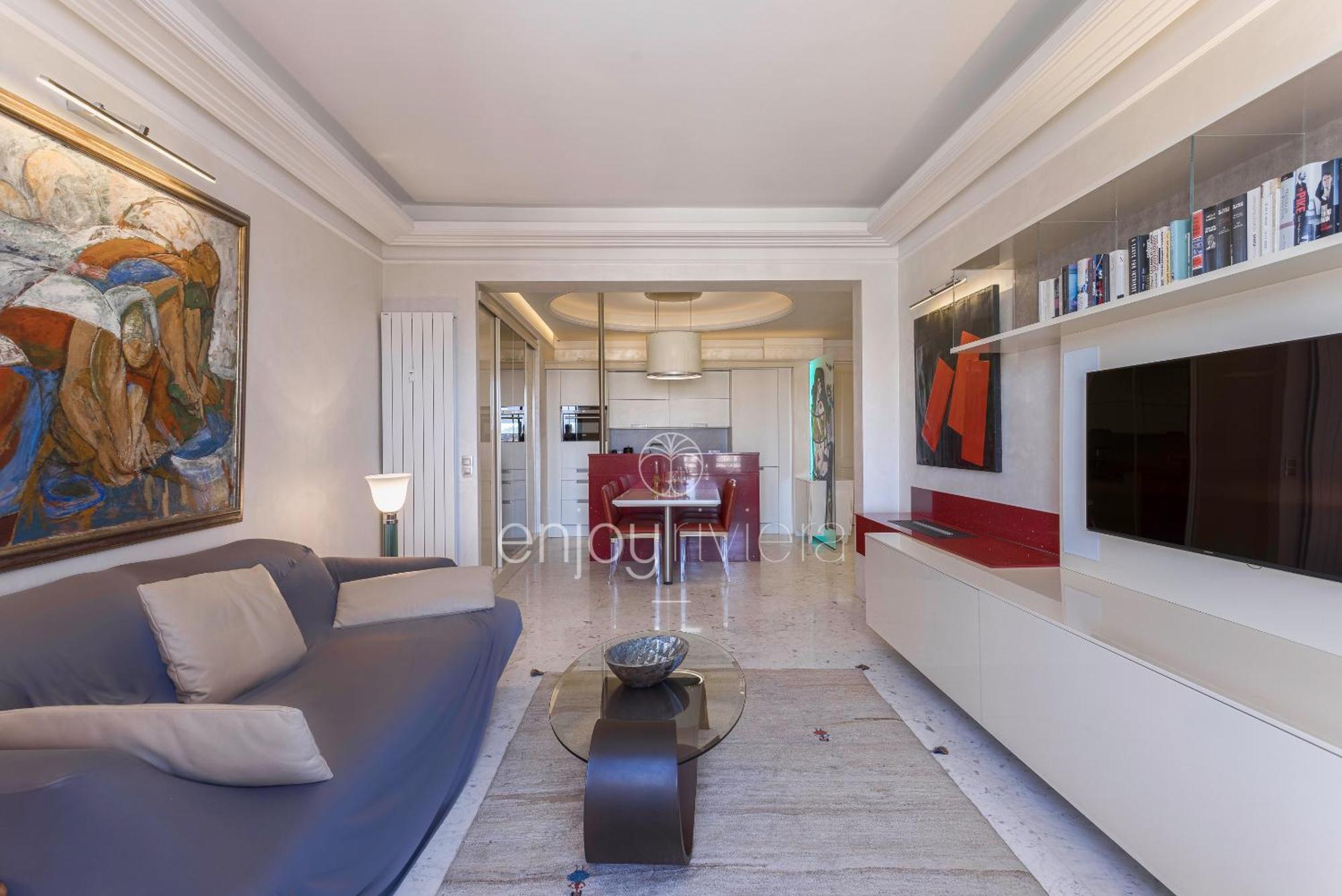 Palais Miramar Suite Art Modern - Derniere Etages Vue Mer - 75M De Confort - En Face Des Plages -Wifi - Clim 戛纳 外观 照片